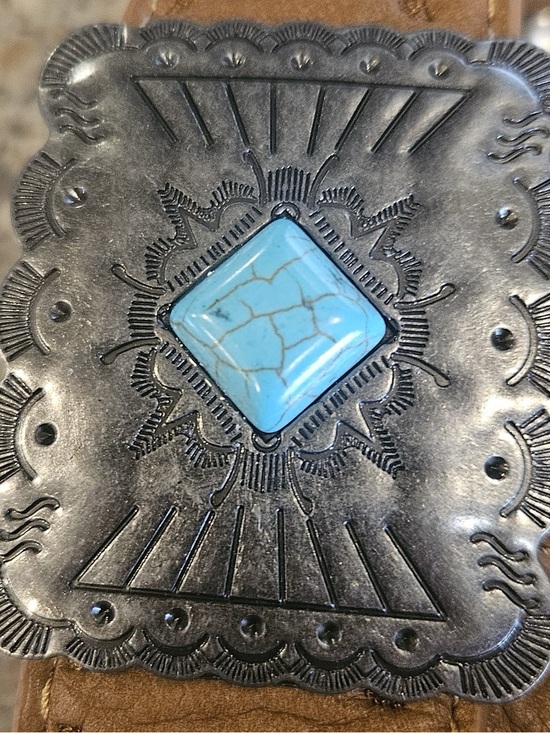 Wrangler Handbags - Wrangler Turquoise and Silver Concho Shoulder Bag Accent